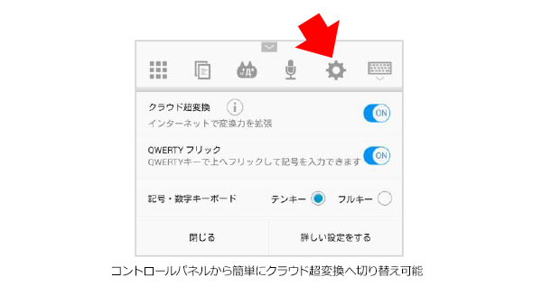 TPOに合った変換を切り替え可能に!